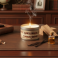 Executive Natural Soy Wax Candle with Cotton Wick