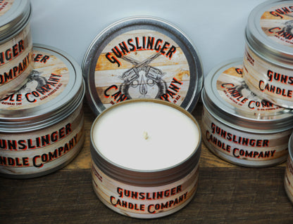 small soy wax candle with cotton wick